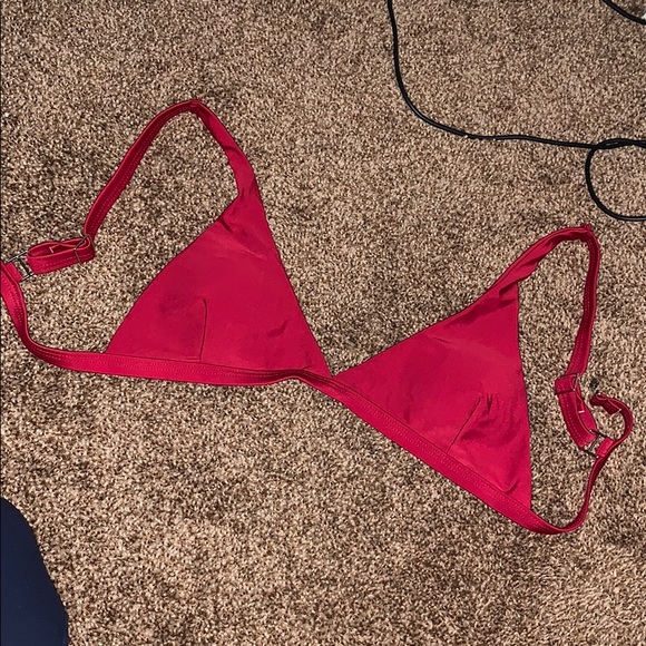 PacSun Other - Burgundy triangle swimsuit top